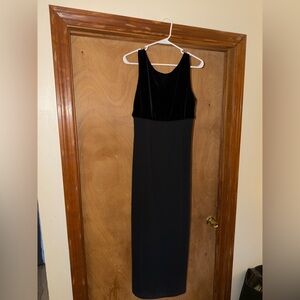 Vintage Donna Ricco Black Sleeveless Dress 10 P